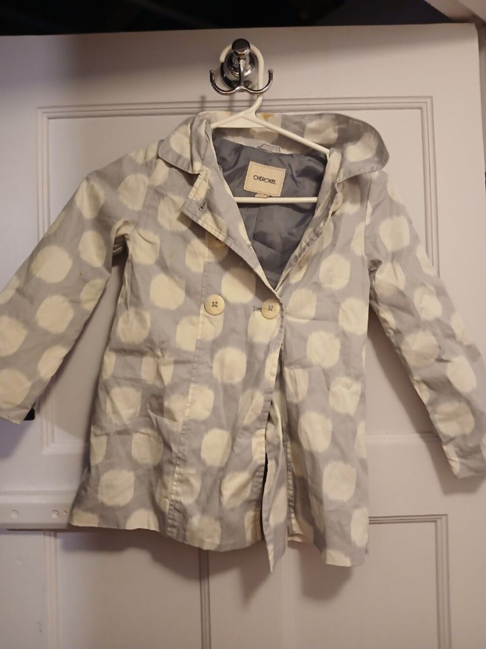 Cherokee Girls 5T Light Gray Coat